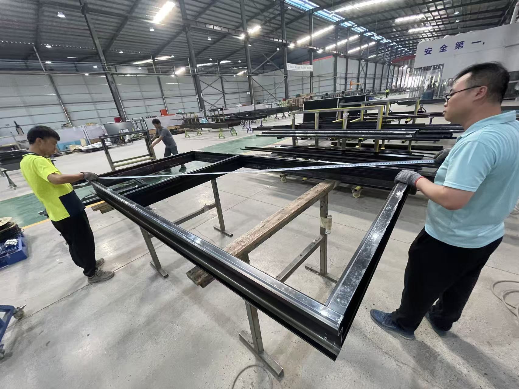 Façade assembly and inspection at the Foshan facility
